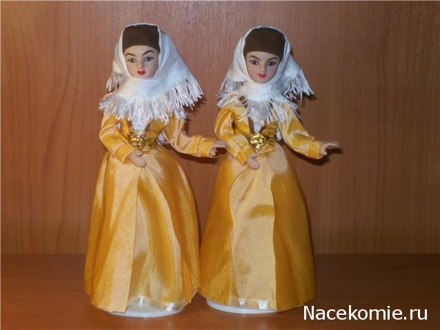 Куклы в народных костюмах №15 Кукла в осетинском девичьем костюме