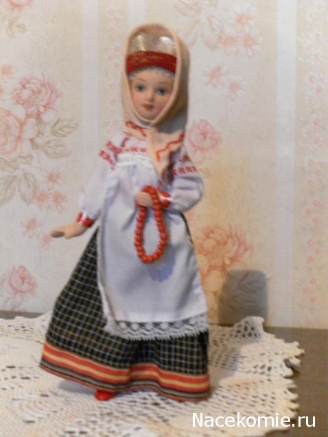 Куклы в народных костюмах №17 Кукла в летнем костюме Рязанской губернии