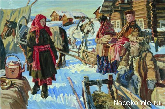 Куклы в народных костюмах №17 Кукла в летнем костюме Рязанской губернии