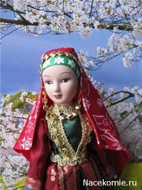 Куклы в народных костюмах №19 Кукла в башкирском праздничном костюме