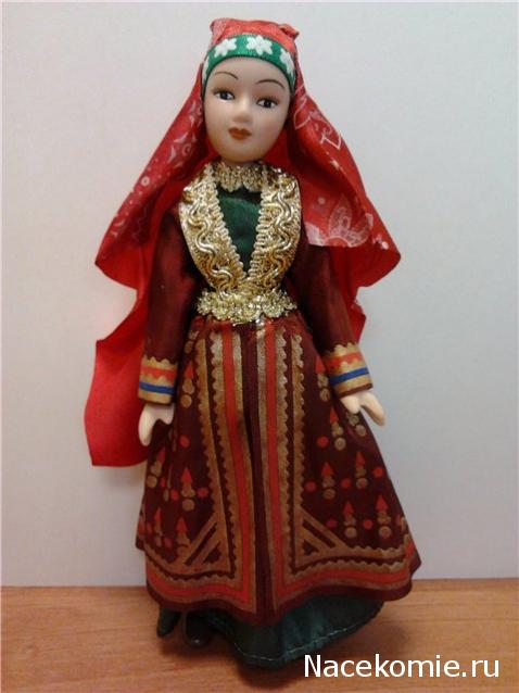 Куклы в народных костюмах №19 Кукла в башкирском праздничном костюме
