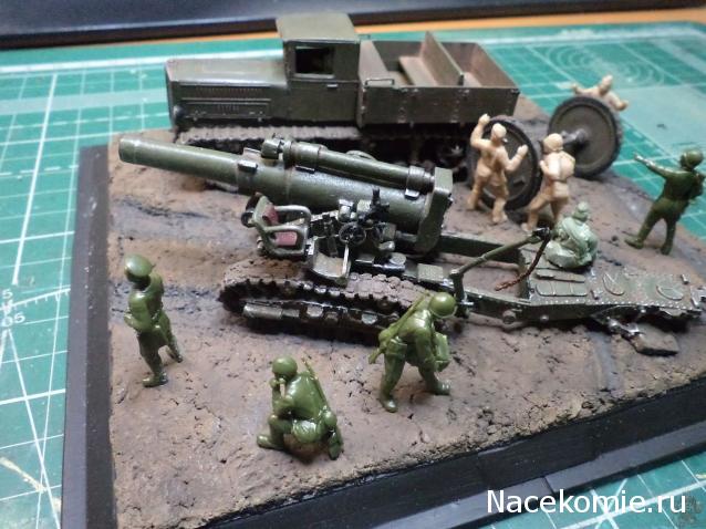 Мортира Бр-5 и тягач Коминтерн