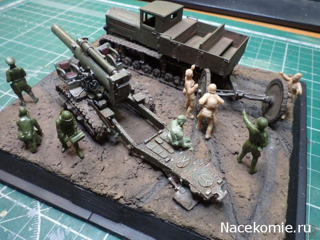 Мортира Бр-5 и тягач Коминтерн