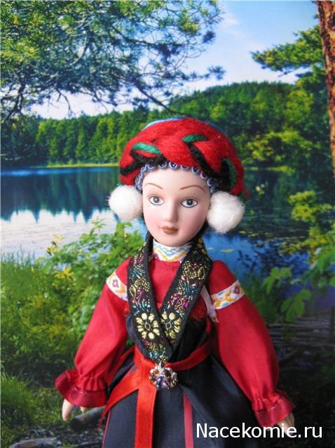 Куклы в народных костюмах №26 Кукла в летнем костюме Тульской губернии
