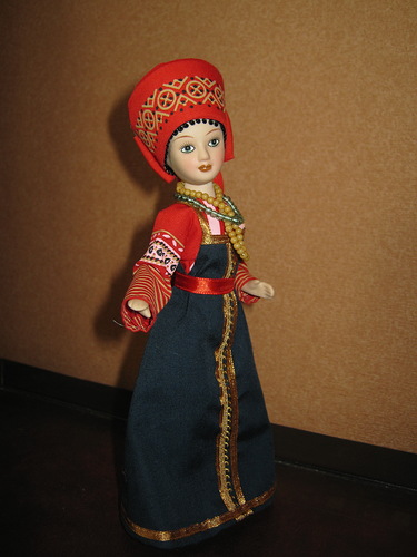 Куклы в народных костюмах №42 Кукла в праздничном костюме Владимирской губернии