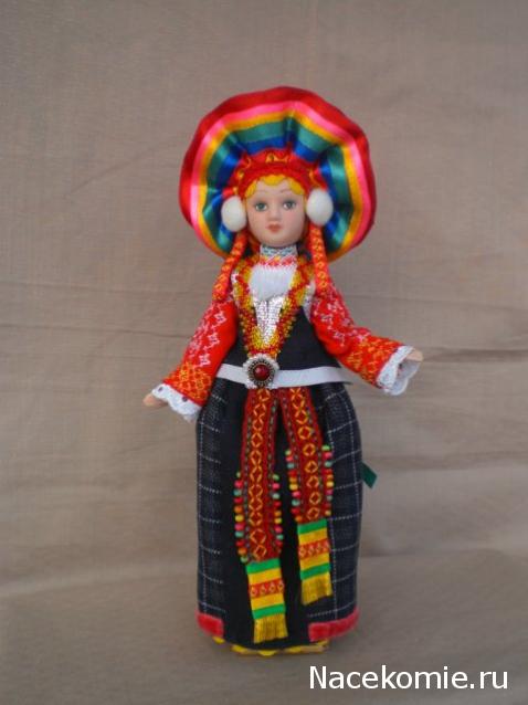 Куклы в народных костюмах №26 Кукла в летнем костюме Тульской губернии