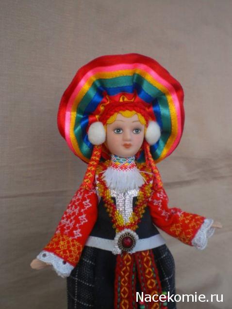 Куклы в народных костюмах №26 Кукла в летнем костюме Тульской губернии