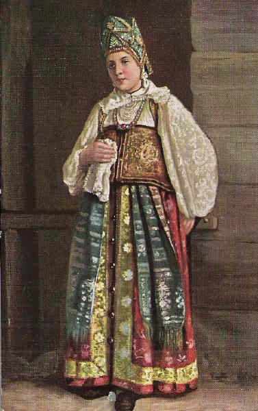 Куклы в народных костюмах №38 Кукла в праздничном костюме Курской губернии