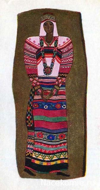 Куклы в народных костюмах №38 Кукла в праздничном костюме Курской губернии