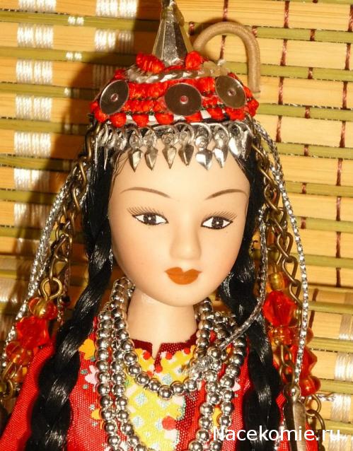 Куклы в народных костюмах №23 Кукла в туркменском праздничном костюме
