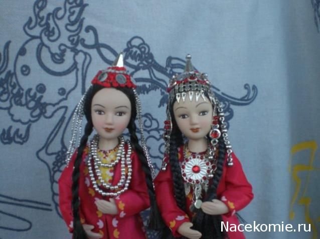 Куклы в народных костюмах №23 Кукла в туркменском праздничном костюме