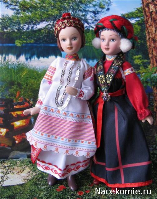 Куклы в народных костюмах №26 Кукла в летнем костюме Тульской губернии