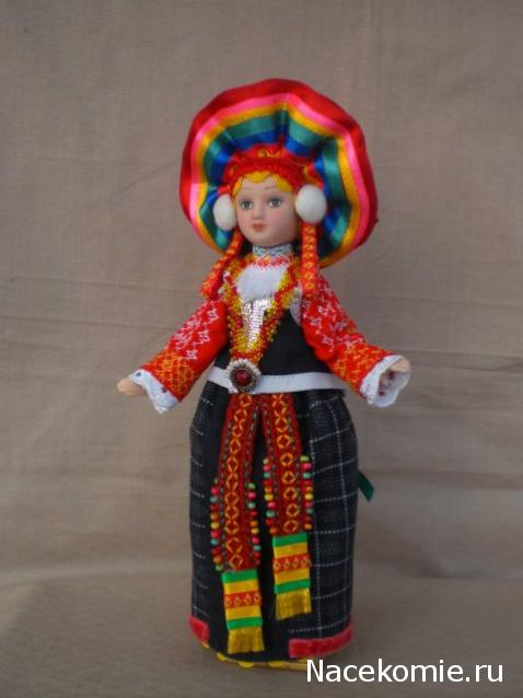 Куклы в народных костюмах №26 Кукла в летнем костюме Тульской губернии