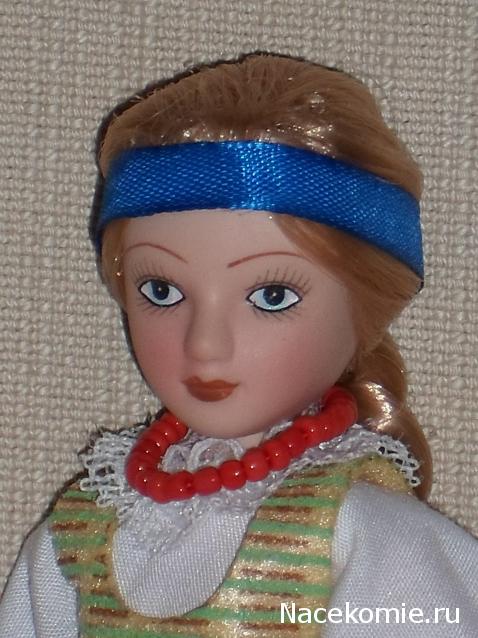 Куклы в народных костюмах №44 Кукла в литовском девичьем костюме
