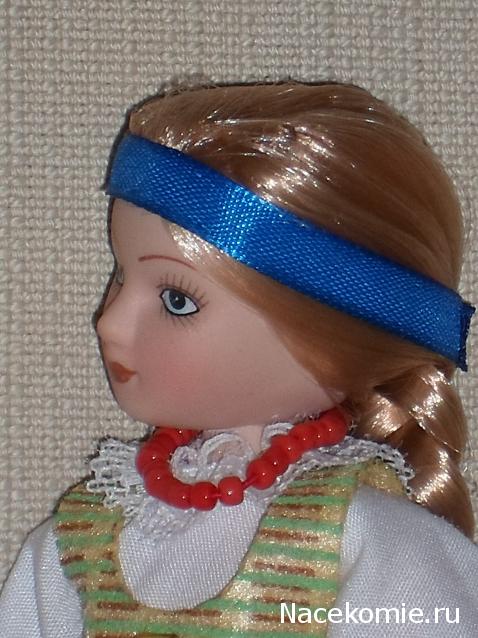 Куклы в народных костюмах №44 Кукла в литовском девичьем костюме