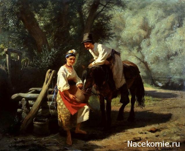 Народный костюм в живописи и графике