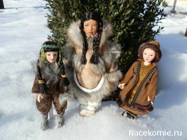 Куклы в народных костюмах №51 Кукла в чукотском зимнем костюме