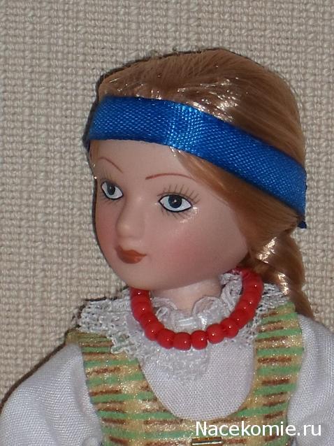 Куклы в народных костюмах №44 Кукла в литовском девичьем костюме