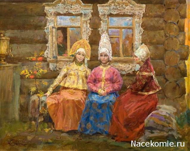 Народный костюм в живописи и графике