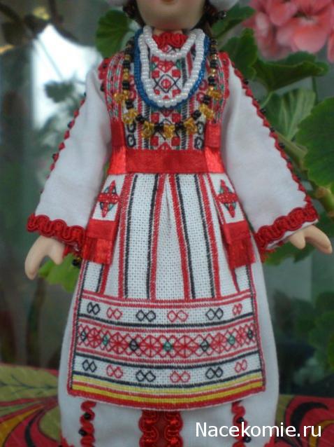 Куклы в народных костюмах №59 Кукла в мордовском летнем костюме