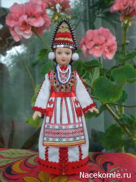 Куклы в народных костюмах №59 Кукла в мордовском летнем костюме