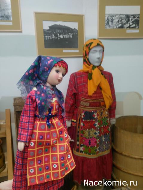 Куклы в народных костюмах №65 Кукла в удмуртском женском костюме
