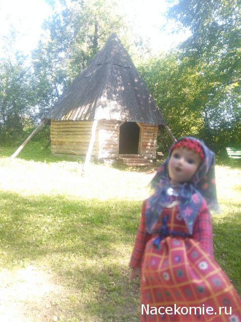 Куклы в народных костюмах №65 Кукла в удмуртском женском костюме