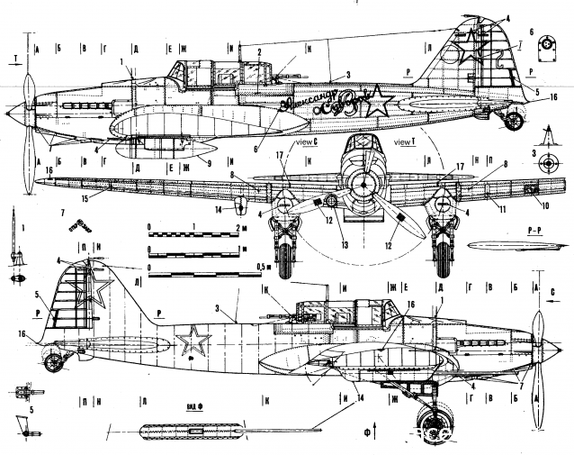 3D-модель и фото-отчёт по сборке Штурмовика Ил-2 от chamil54