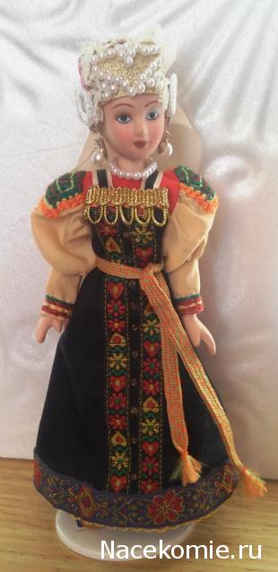 Куклы в народных костюмах №50 Кукла в праздничном костюме Тверской губернии