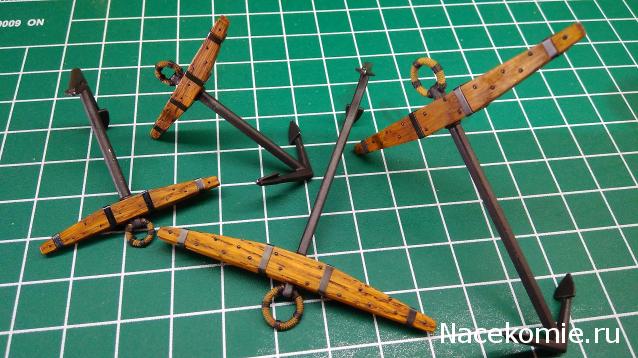 Собери Чёрную Жемчужину. Сборка: внешние элементы корпуса