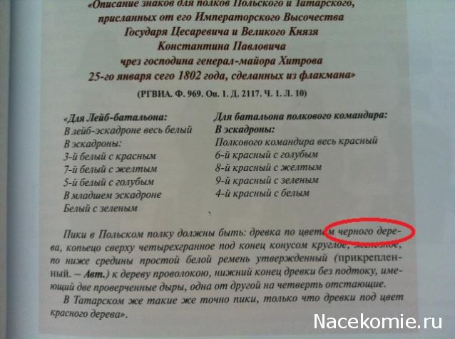 Наполеоновские войны №154 Товарищ Польского конного полка, 1801-1803 гг.