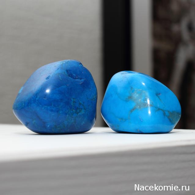 Минералы Подземные Богатства №14 - Говлит (Имитация Бирюзы)