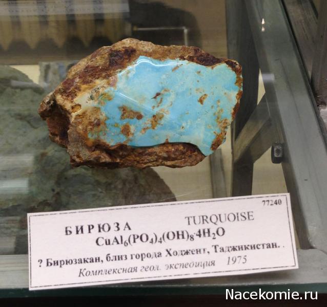 Минералы Подземные Богатства №14 - Говлит (Имитация Бирюзы)