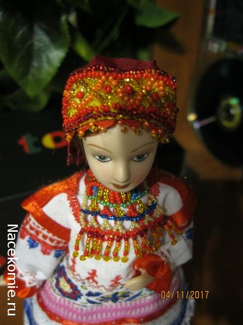 Куклы в народных костюмах №21 Кукла в праздничном костюме Калужской губернии