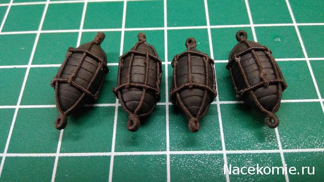 Собери Чёрную Жемчужину. Сборка: внешние элементы корпуса