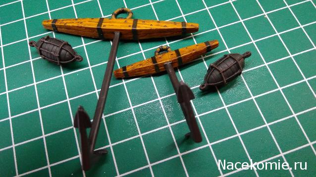 Собери Чёрную Жемчужину. Сборка: внешние элементы корпуса