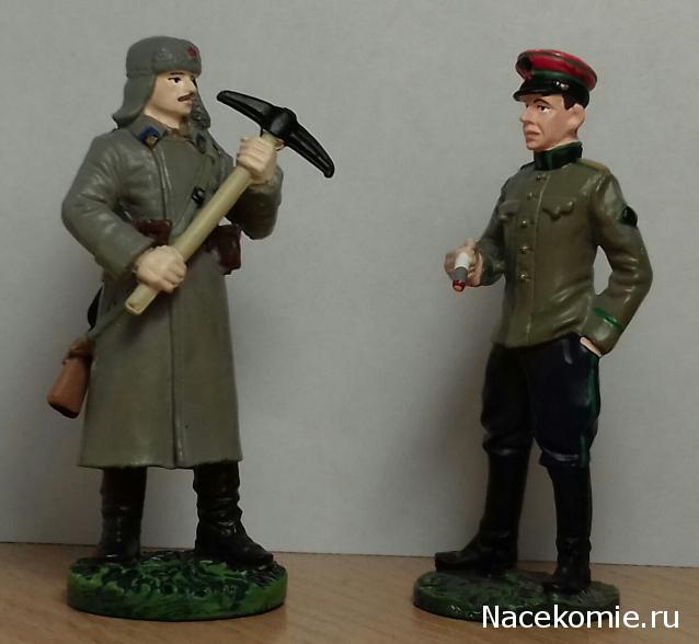 Солдаты ВОВ №126 - Боец железнодорожного батальона, 1941 - 1943 гг.