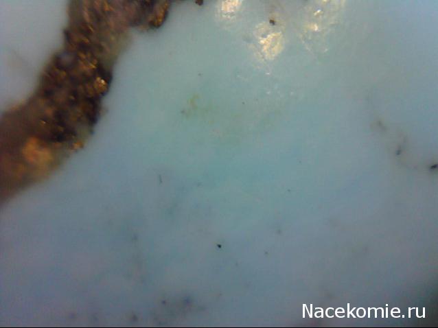 Минералы Подземные Богатства №14 - Говлит (Имитация Бирюзы)