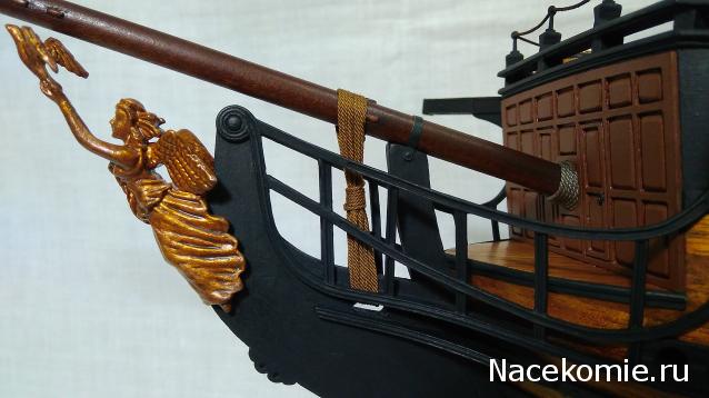 Собери Чёрную Жемчужину. Рангоут и такелаж.