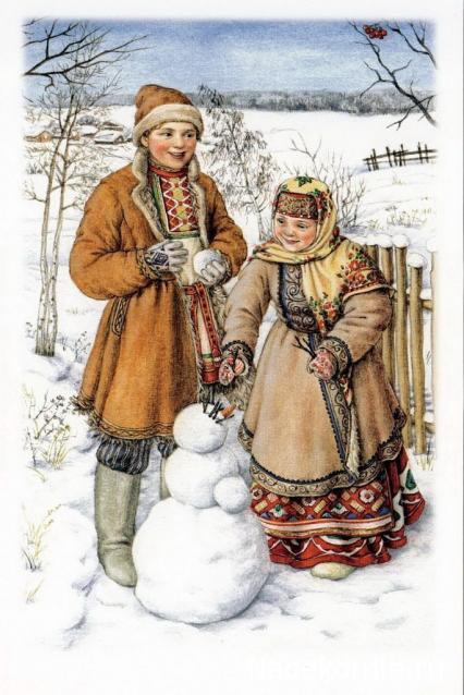 Куклы в народных костюмах – "Девчушки-болтушки"