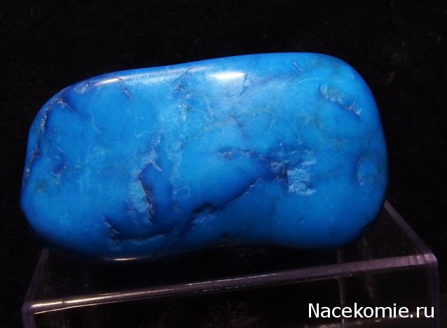 Минералы Подземные Богатства №14 - Говлит (Имитация Бирюзы)