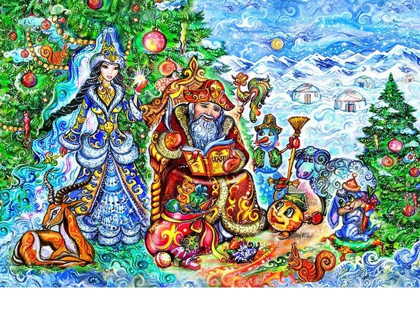 Народный костюм в живописи и графике