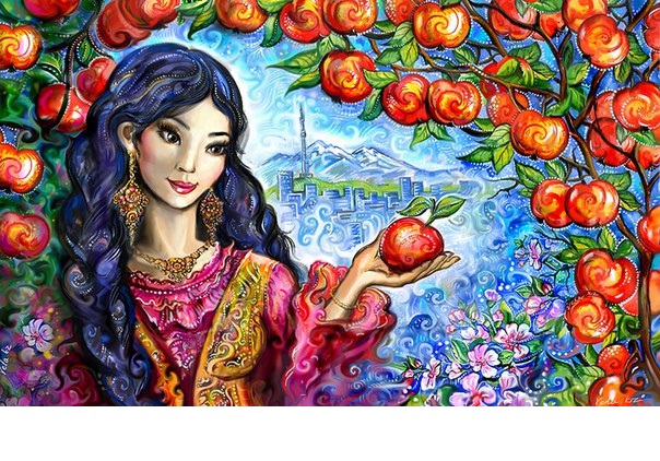 Народный костюм в живописи и графике