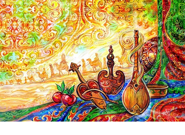 Народный костюм в живописи и графике