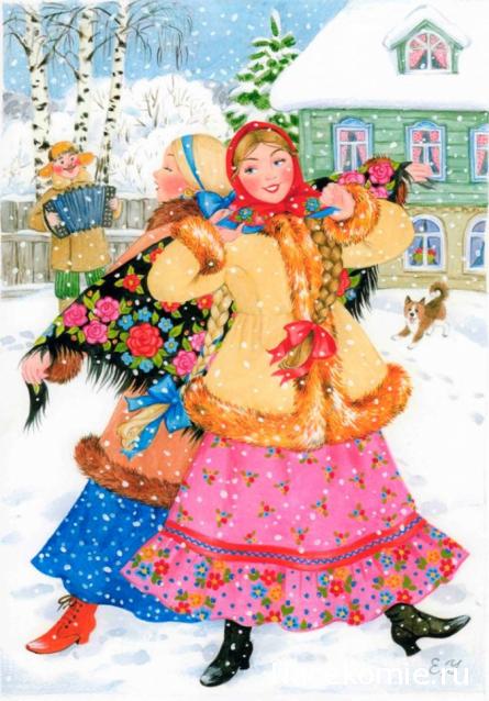 Куклы в народных костюмах – "Девчушки-болтушки"