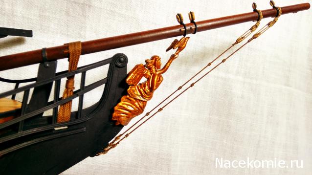 Собери Чёрную Жемчужину. Рангоут и такелаж.