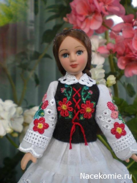 Куклы в народных костюмах №62 Кукла в польском праздничном костюме