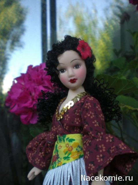Куклы в народных костюмах №67 Кукла в цыганском девичьем костюме