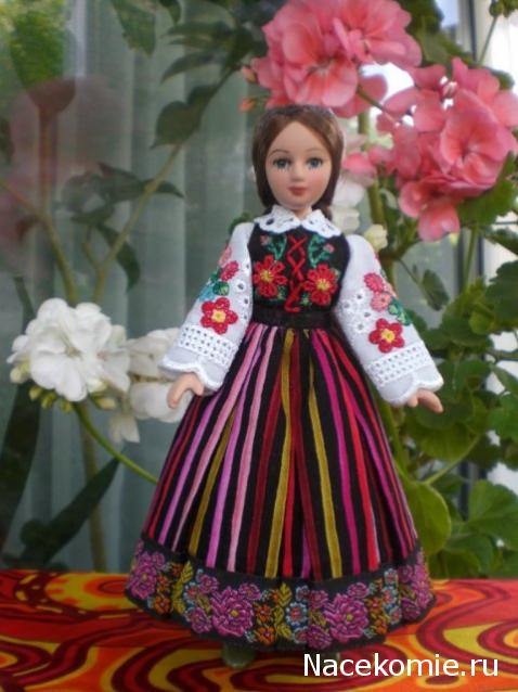 Куклы в народных костюмах №62 Кукла в польском праздничном костюме