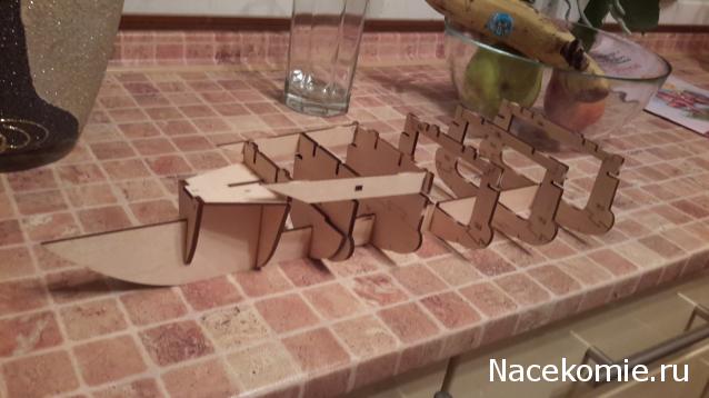 Линкор «Севастополь» - Сборка корпуса